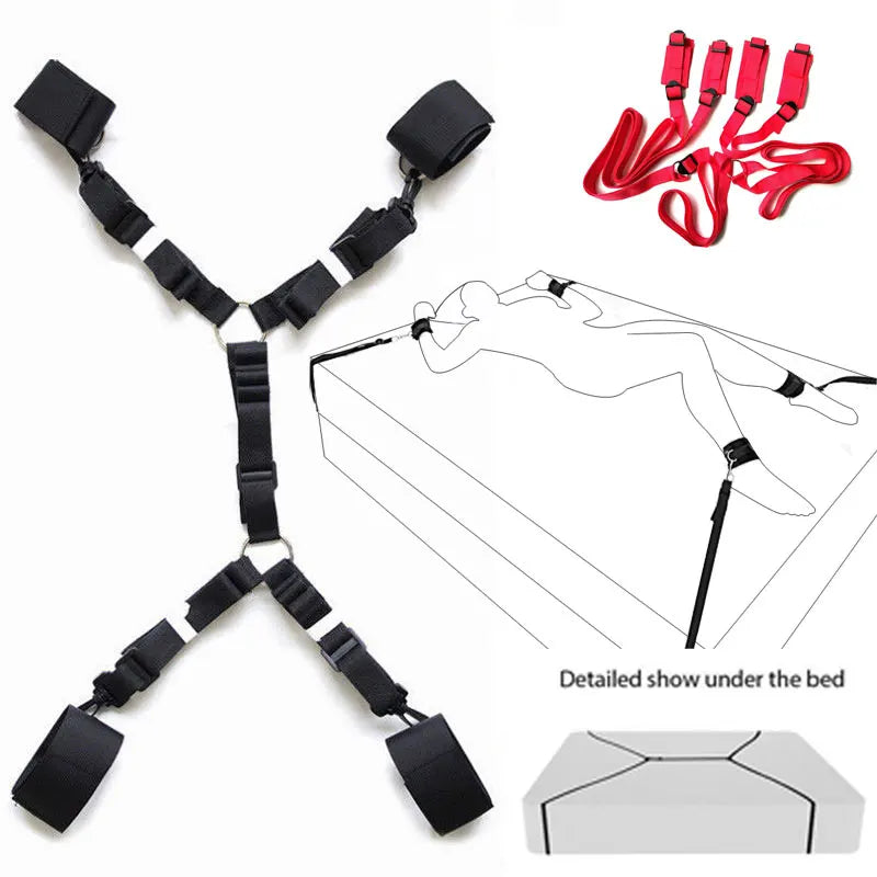 Couples Handcuffs Bdsm Bondage Set